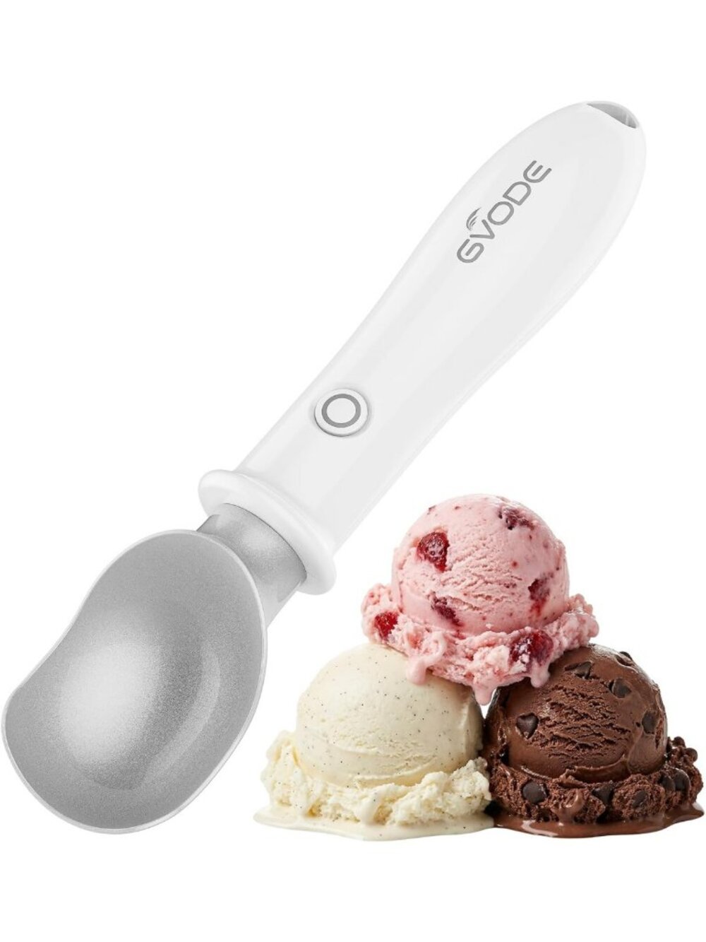 Heated Electric Ice Cream Scoop, Rechargeable 113°F/140°F, Easy Serve Tool